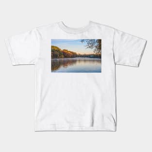 Early Morning Pond View Kids T-Shirt